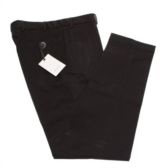 Hiltl NWT Chinos / Casual Pants Size 52 (36 US) Parma Regular Fit Green Cotton